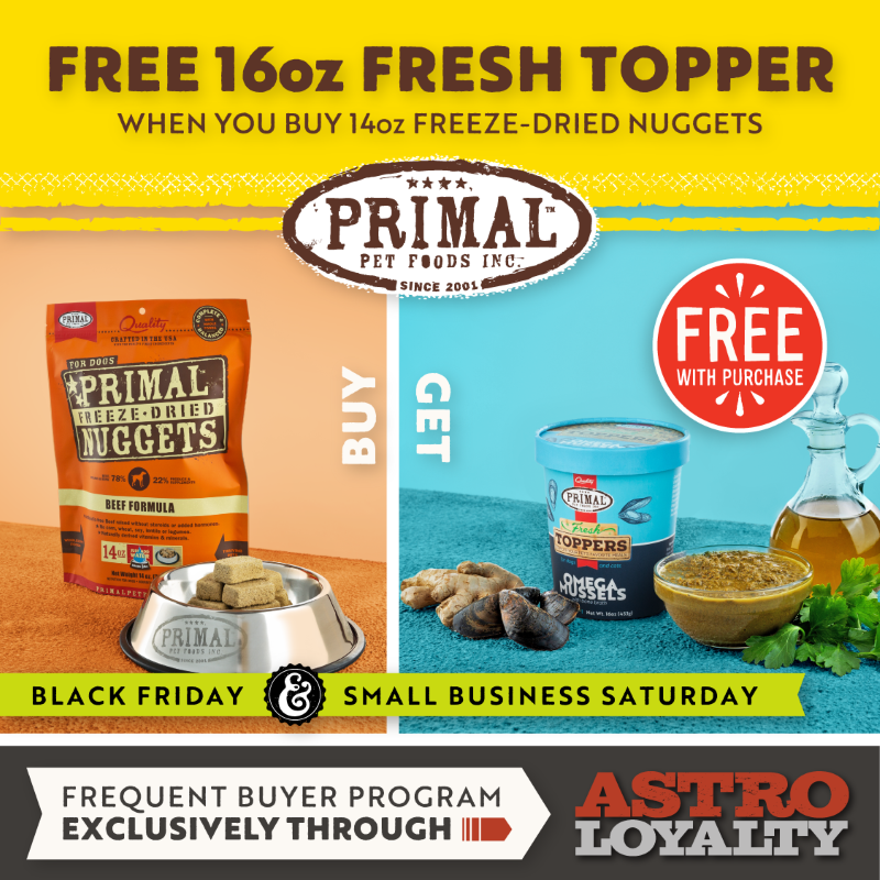 Free Primal 16oz Fresh Topper
