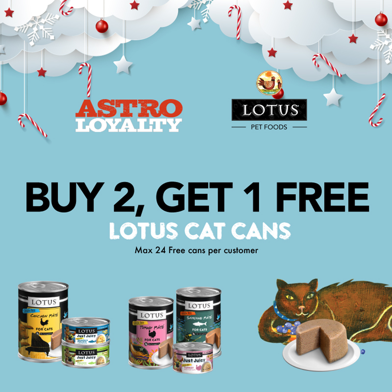 Lotus Cat Cans December 2021 special offers