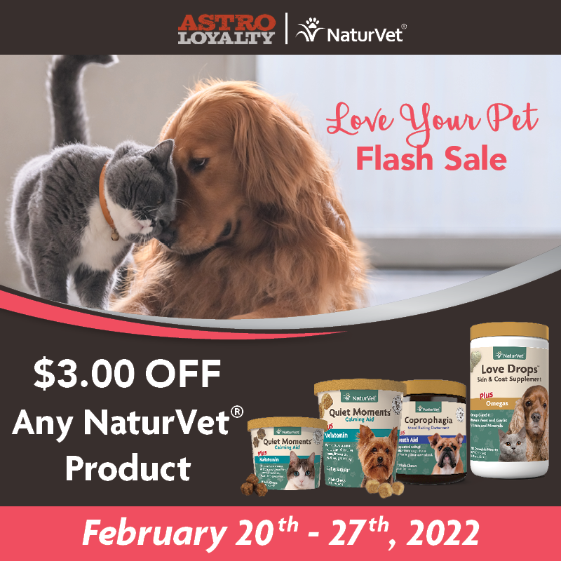 NaturVet $3.00 OFF All Products