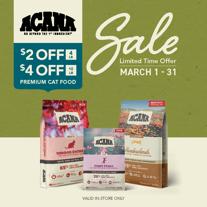 ACANA Cat Kibble March 2022 Special Offers